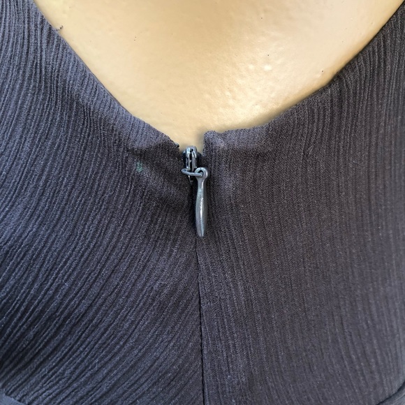 J. Crew Sophia dress in silk tricotine brown sz.0 - Picture 5 of 8